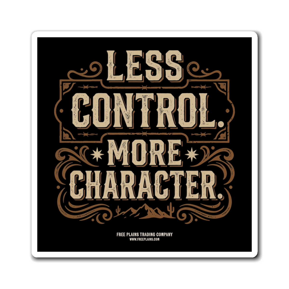 Less Control More Character