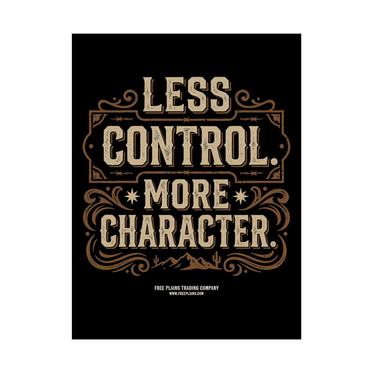 Less Control More Character